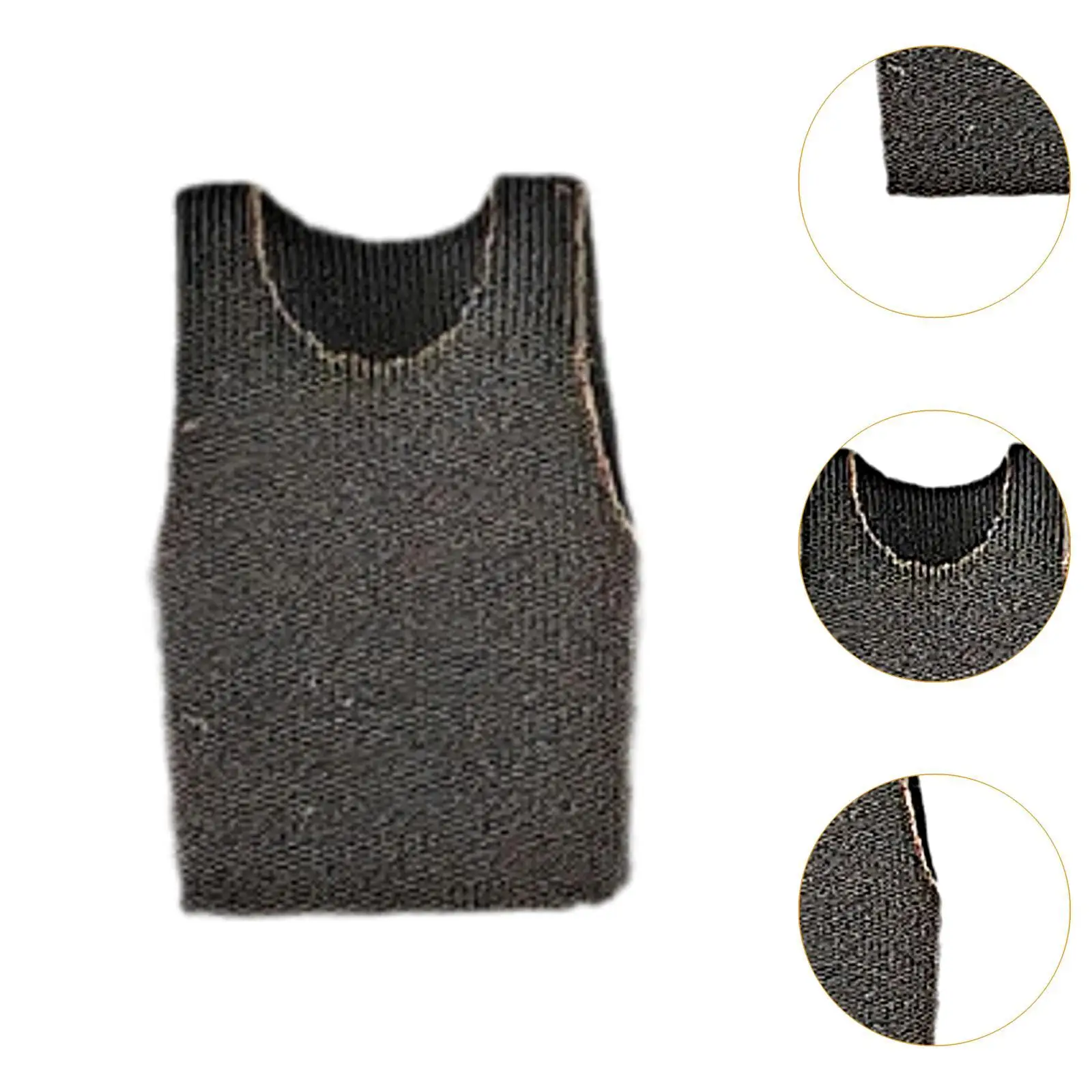 Mode 1/18 Weste Bekleidungszubehör, Fotografie-Requisiten, Miniaturkleidung, handgefertigte Puppenkleidung für 3,75-Zoll-Figurenkörper