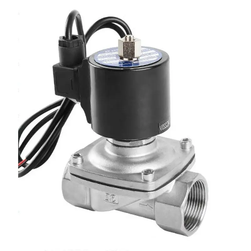 

1-1/4" Normally Open Fountain Solenoid Valve 220V 110V 24V 12V Stainless Steel Waterproof Solenoid Valves For Underwater