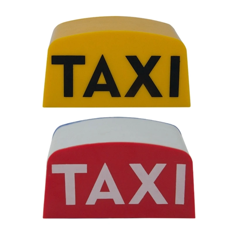 12V Yellow/White Taxi Sign Cab Roof Top  Car Magnetic Sign Light Universal Drop Shipping