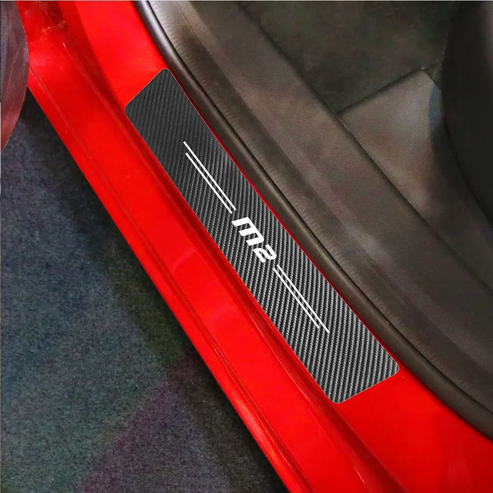 Car Door Sill Sticker Threshold Anti-scratch Auto Accessories For BMW Z4 E85 E89 G29 M1 35i 40i M2 F87 M3 E92 M4 M5 M6 Z1 Z3 Z8