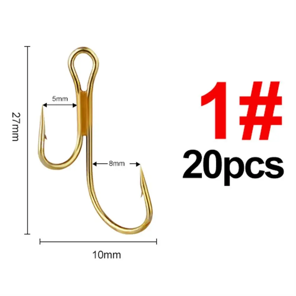 Fishing Tackle Duple Hook Dead Bait Salmon Trout Ryder Pike Double Fishing Hooks Fishing Hooks Golden Fishing Hooks Twins Hooks