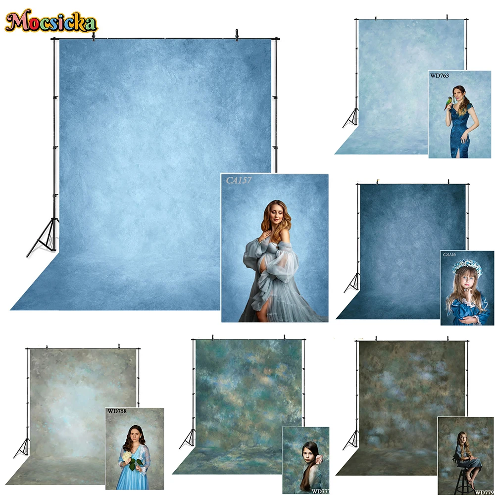 Mocsicka Abstrakter Hintergrund Studiofotografie Farbverlauf Mutterschaft Brautparty Kunstporträt Hintergrund Neugeborenes Cake Smash Foto