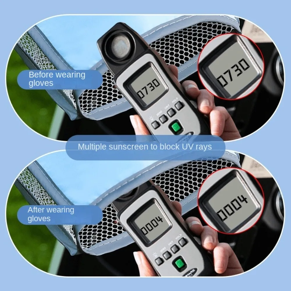 Универсальные солнцезащитные перчатки для электромобилей, водонепроницаемые дышащие защитные перчатки для скутеров, защита от солнца, ветрозащитные варежки