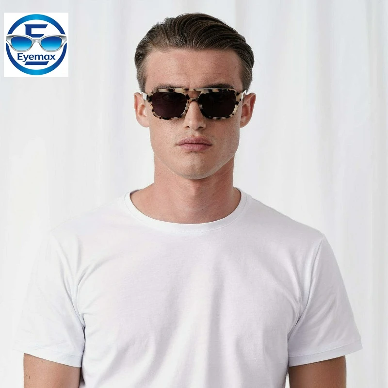 

Ретро-солнцезащитные очки-авиаторы квадратной формы под черепаховый панцирь для мужчин и женщин, винтажные, с двойной перемычкой, защита от УФ400, модные, размер 55-19-145