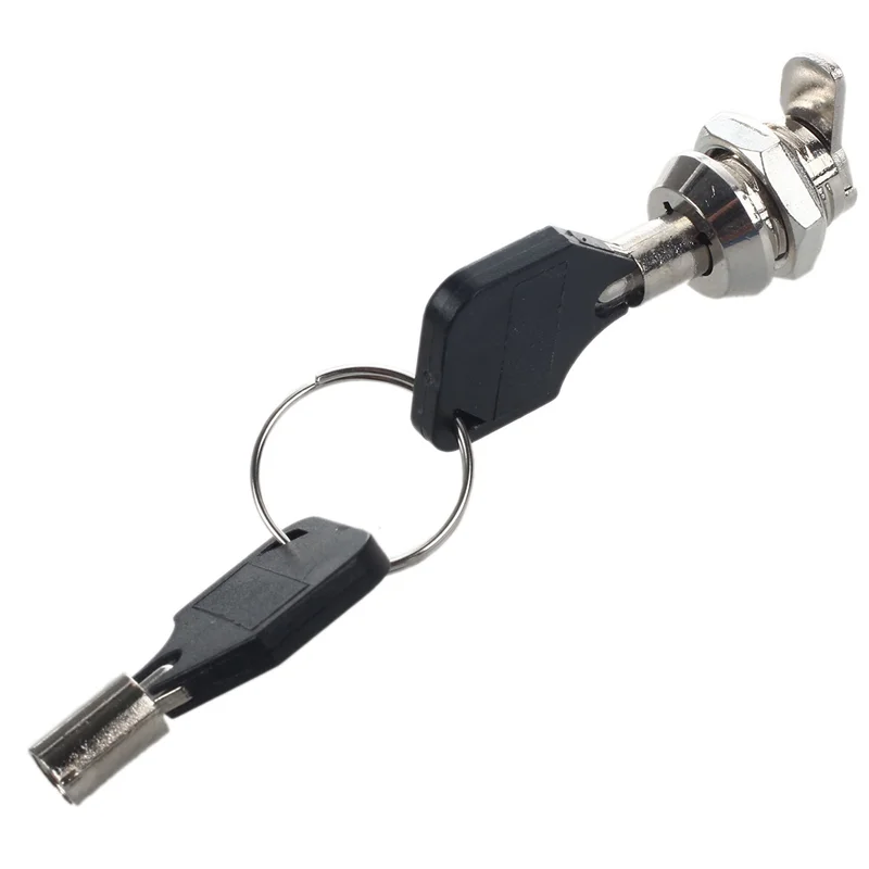 B03C-10 ชิ้น 12 มิลลิเมตรเกลียวกุญแจล็อค Cam เลี้ยวควอเตอร์สําหรับตู้เก็บของกล่องลิ้นชัก