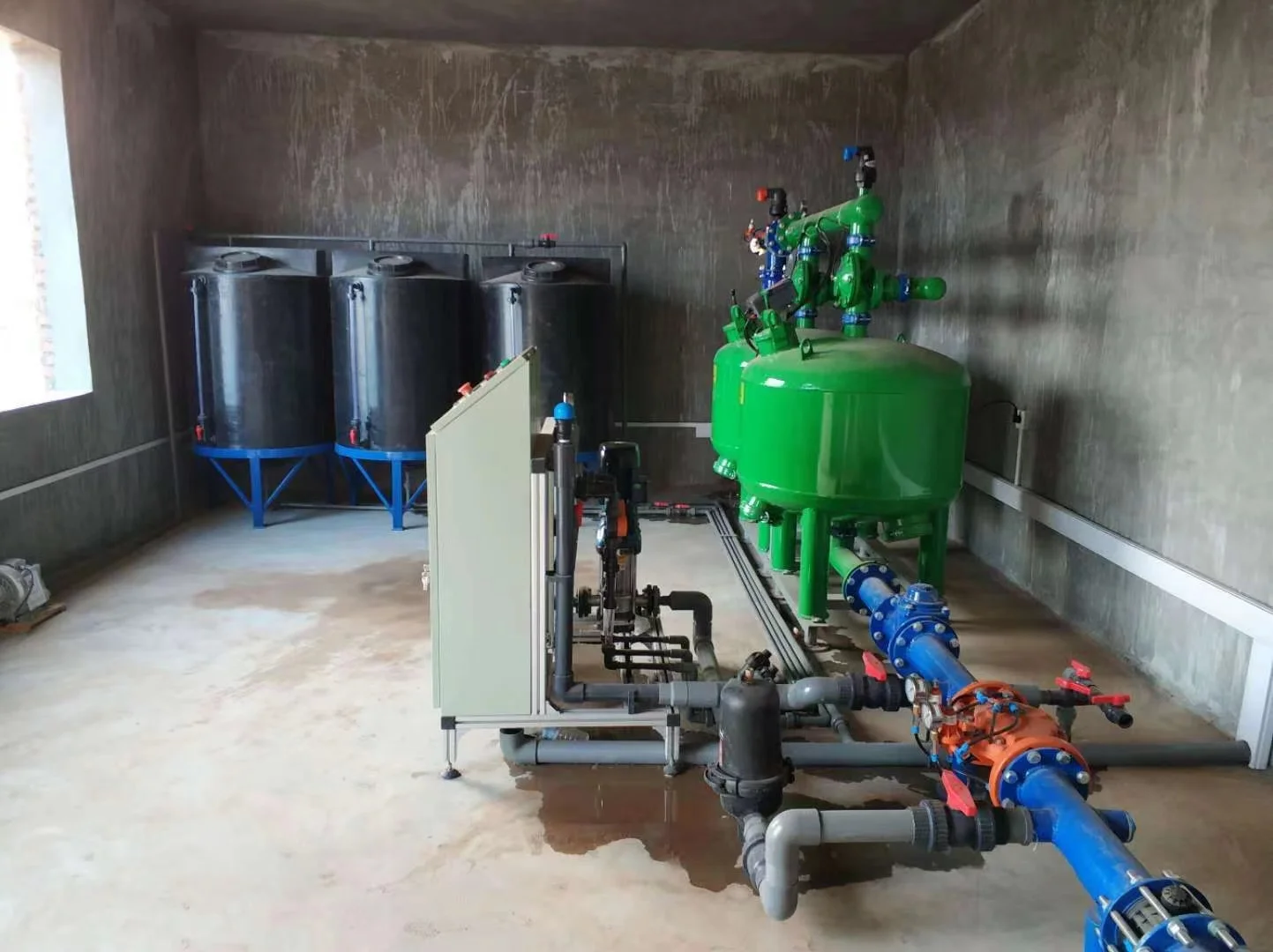 Fertigation system hydroponic automatic control system for irrigation