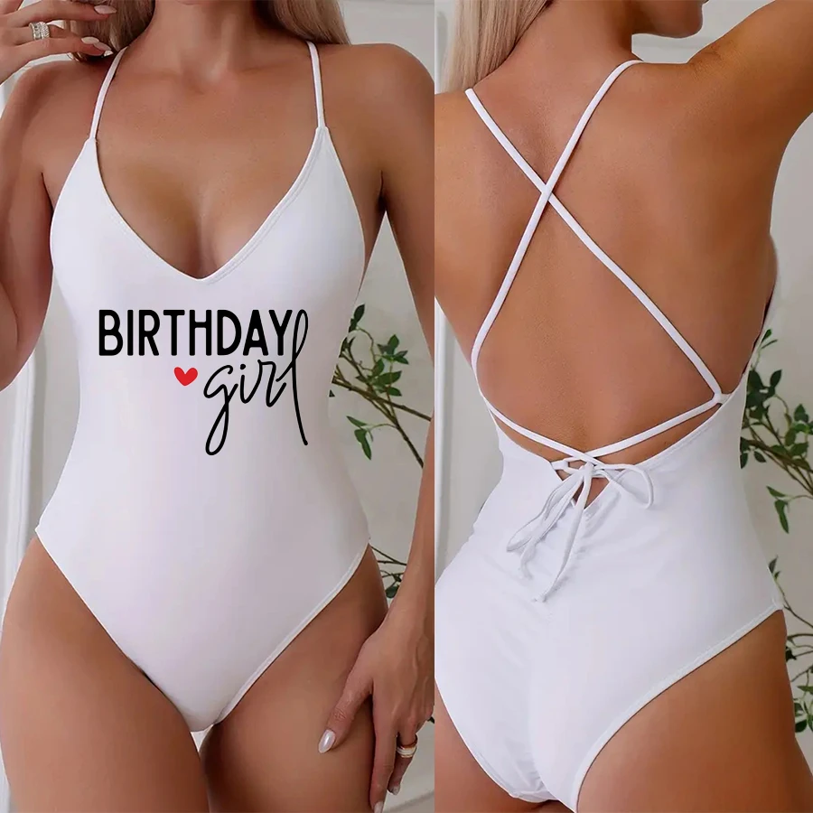 

Женский слитный купальник-монокини на регулируемых бретелях с бантом, без спинки, 2026