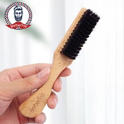 Pente de madeira para barba e barba, anti-nós e bigode pentes, pente de barbear, massagem facial, estilo para homens, barbeiro