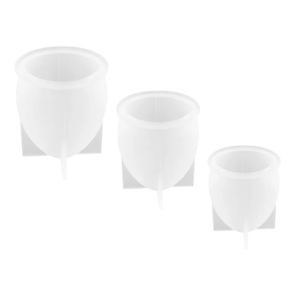

3Pcs Egg Shaped Epoxy Molds for DIY Supply Desktop Ornament Making Creative Fun Egg Shaped Epoxy Mold DIY Molds