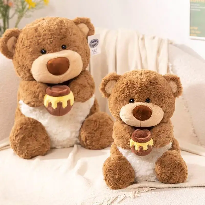 

Cute Honey Jar Bear Plush Toy Stuffed Animal Doll Birthday Gift Present