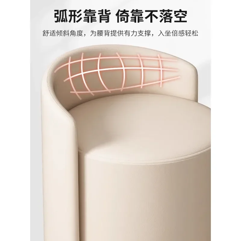 

z Benches for household use, modern and minimalist circular stools, high-end sofas, shoes replacement, low stools, living rooms