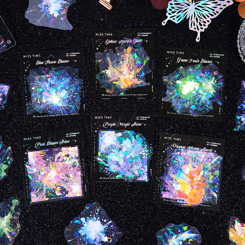 

12 упаковок/лот, серия «Цветущее», милая ретро декоративная наклейка для домашних животных