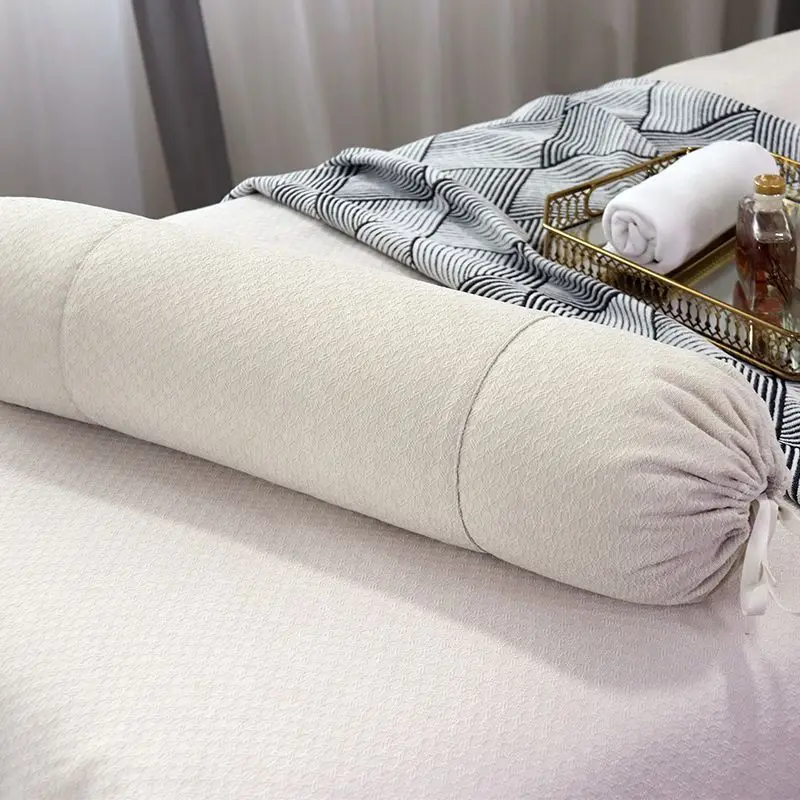 60x15cm Multi-purpose Beauty salon candy foot pillow removable cylindrical pillow case round back cushion nack pillow headrest