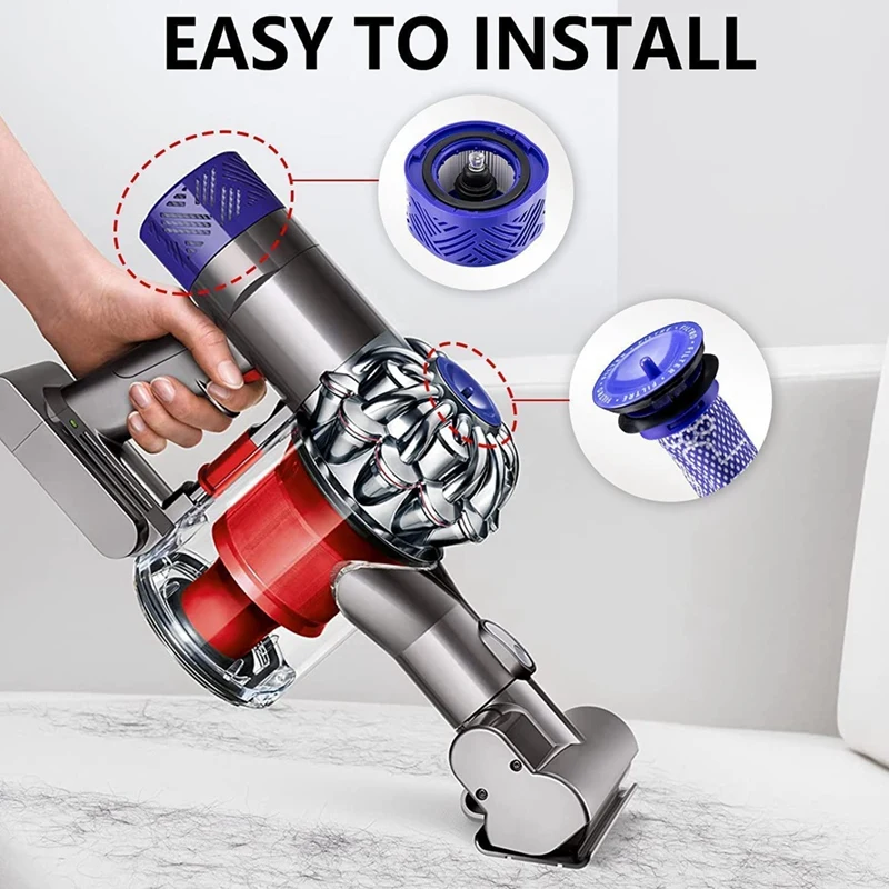 Акция! Заменяет фильтр для Dyson V6, аксессуары, моющийся предварительный фильтр и моющийся HEPA-фильтр, запасные части