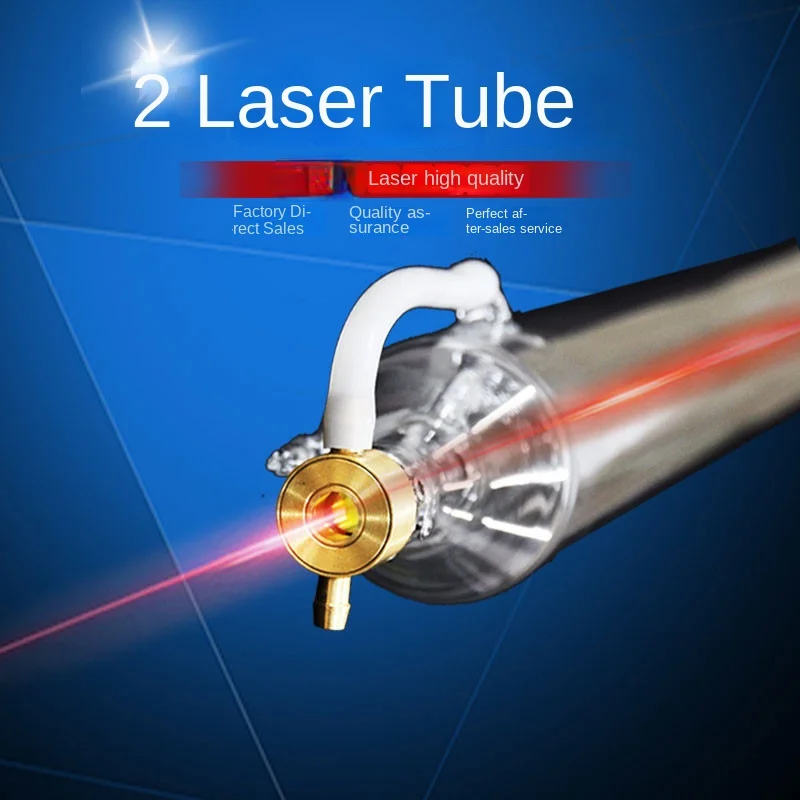 CO2 Laser Tube Carbon Dioxide 40w50w60w80w100w150w180W Laser Machine Accessories