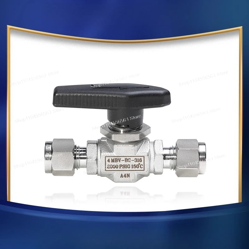 Ball Valve 316 Stainless Steel 4-MBV-BG-316 1/4 Ferrule Ball Valve 2000