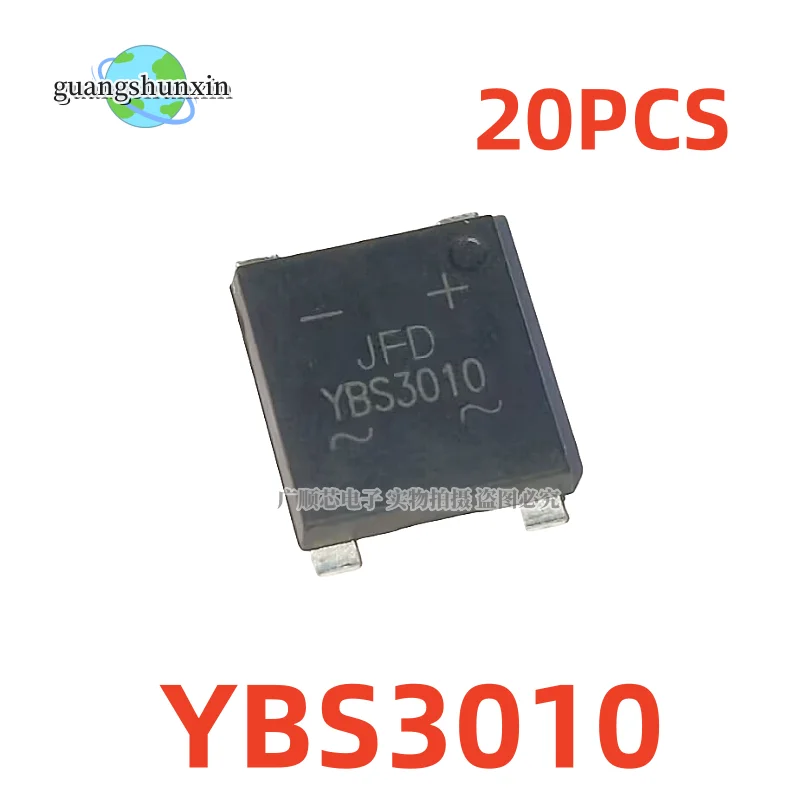 Lot De 3 Redresseurs De Pont YBSM4006 – 600V, 4A, IFSM 120A, Pour électronique Et Alimentations