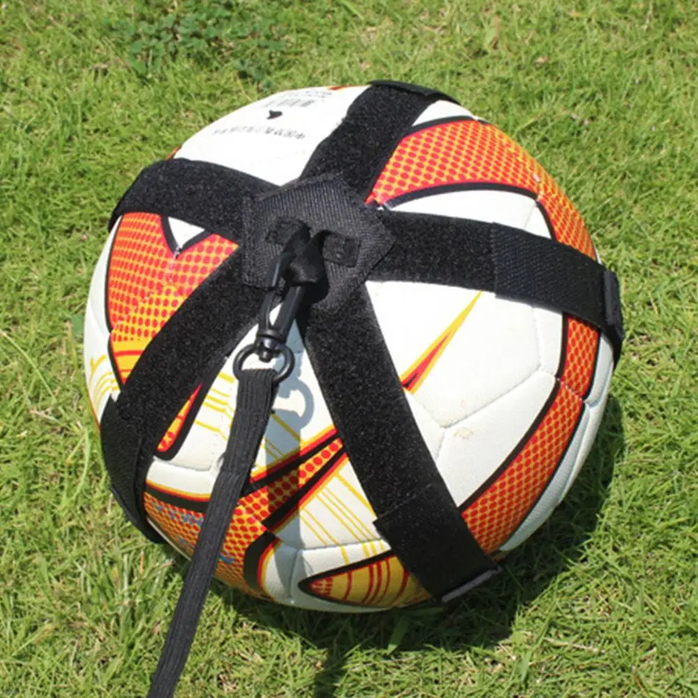 

Nylon Football Kick Trainer Adjustable Soccer Skills Trainer Strap Useful Kick Football Practice Convoluted Strap Sport Supplies
