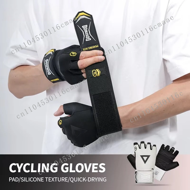 Unisex Half-Finger Sports Workout Gloves High Quality Gym Wrist Wraps for Weight Lifting Cycling Skiing Breathable Exercise Gear