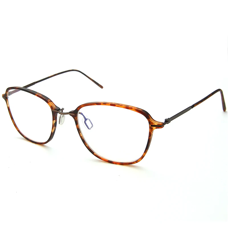 

BLUEMOKY Vintage Simple Metal Optical Frame Ultra Lightweight Metal Square Frame Unisex Eyeglasses