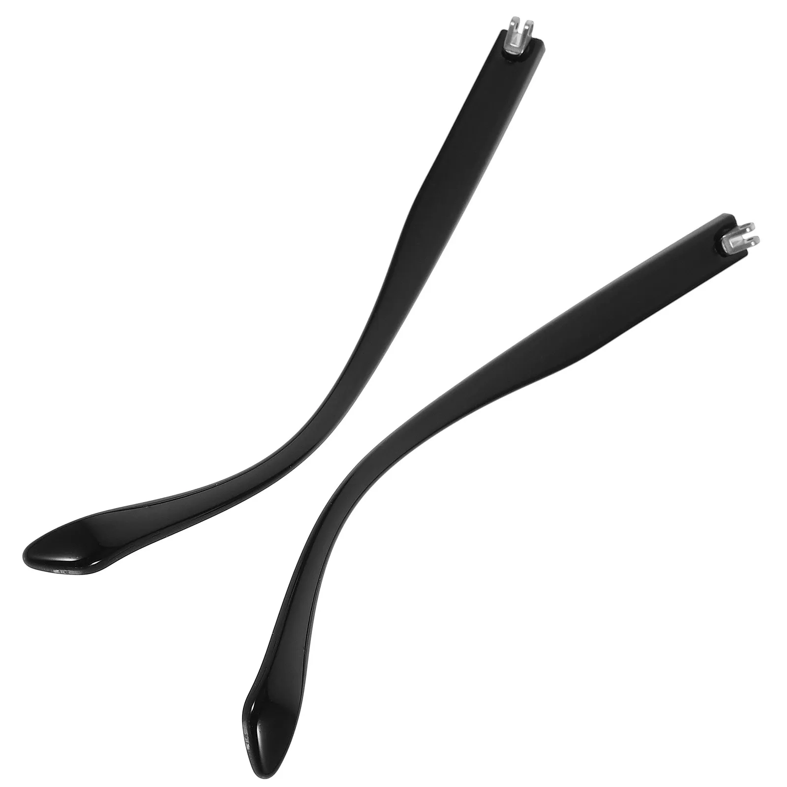 1Pair High-Strength Wear-Resistant Eyeglasses Temple Replacement Arms Lightweight Non-Pinch Metal Glasses Legs for Sunglasses