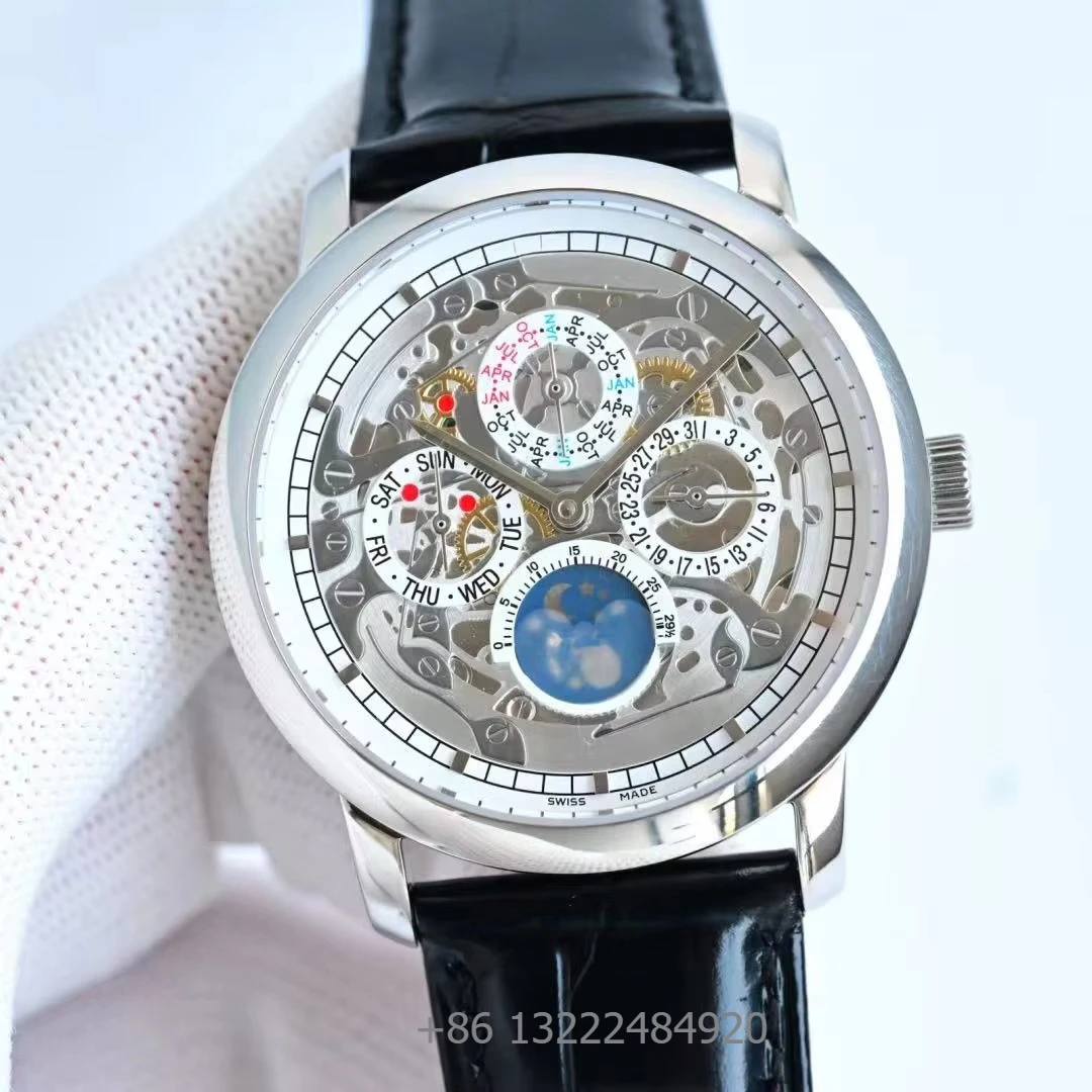 

Top Distinguished High Quality Luxury Sport Automatic Mechanical Watch Perpetual Calendar Water Resistant Luminous