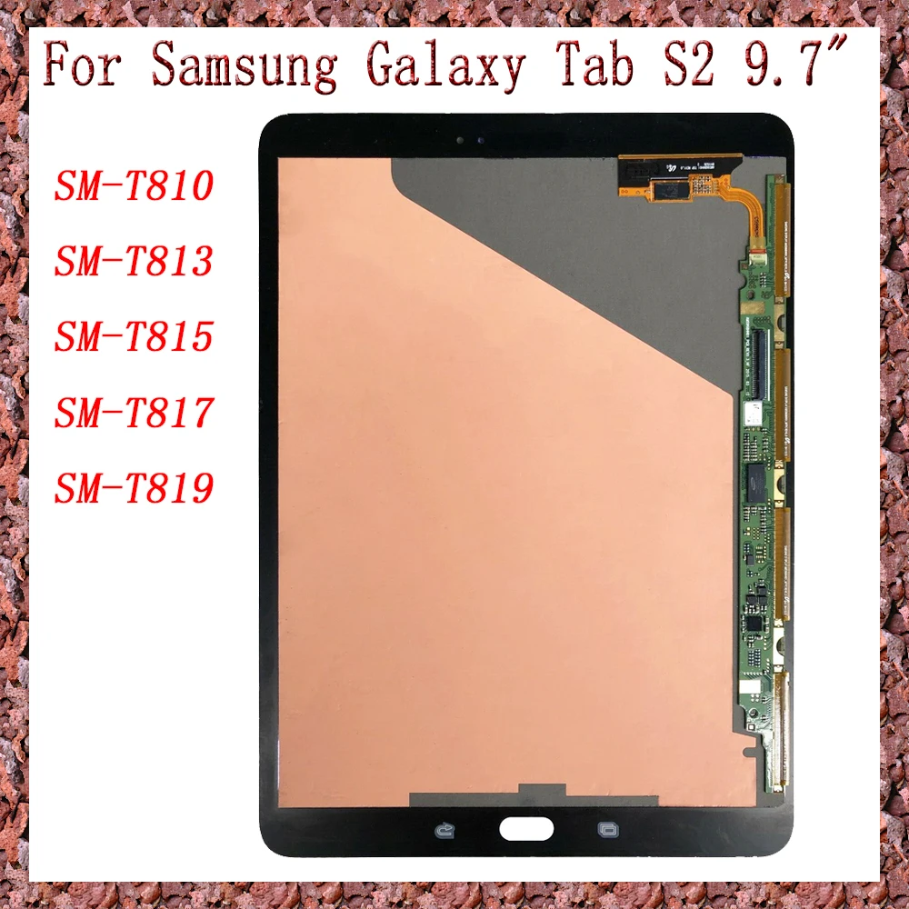 AAA For Samsung Galaxy Tab S2 SM-T810 SM-T813 SM-T815 SM-T817 T819 T810 LCD Display Touch Screen Digitizer Glass Assembly