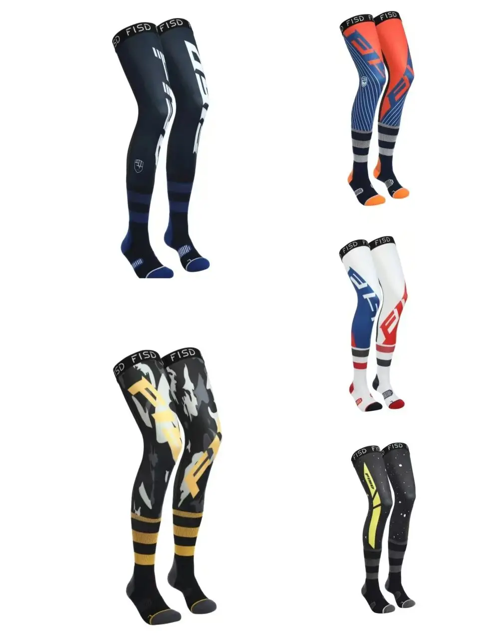 AliExpress NONE 2025 FISD off-road motorcycle riding long socks eight color bicycle riding long socks fast drying breathable