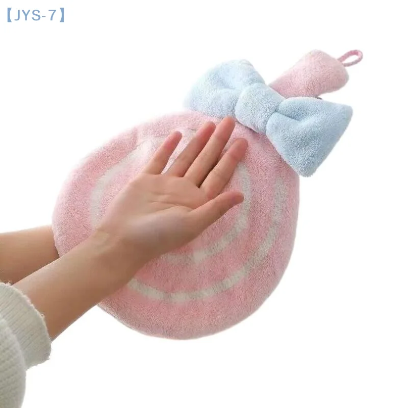 منشفة يد كرتونية ناعمة ماصة من المخمل المرجاني مطرزة صديقة للبشرة من الألياف الدقيقة مصاصة مسح القماش للحمام المطبخ #6