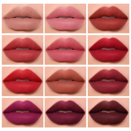 Imagen 2 del producto Nuevo Squeeze Into Lazy Lipstick lápiz labial en forma de labio hidratante mate maquillaje de labios tinte impermeable antiadherente taza brillo de labios coreano