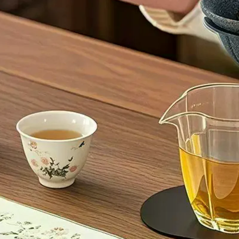 New Heat Resistant Ceramic Microporous Tea Strainer Set Suitable For Brewing Tea Coffee Reusable Easy To Clean New Year's Gift