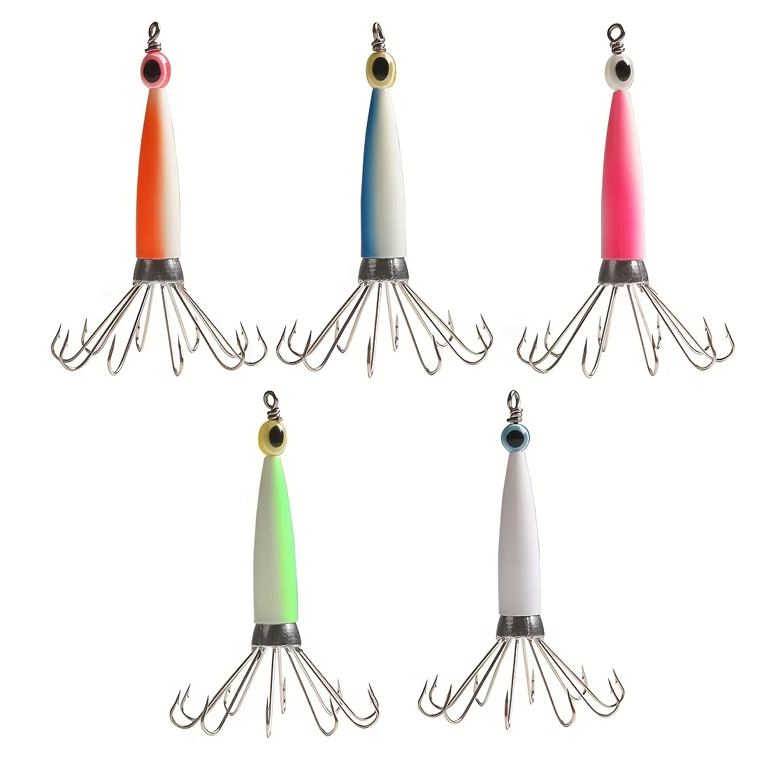 Luminous Lula Gancho rochoso, Equipamento de Pesca Acessórios, golpe seu equipamento de pesca, 10 Garra, Próximo Nível