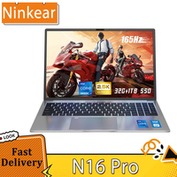 Ninkear N16 Pro Laptop, 16'' 2560*1600 IPS Screen 165Hz Refresh Rate, Intel Core i7-13620H 10 Cores Max 4.9GHz, 32GB RAM 1TB SSD