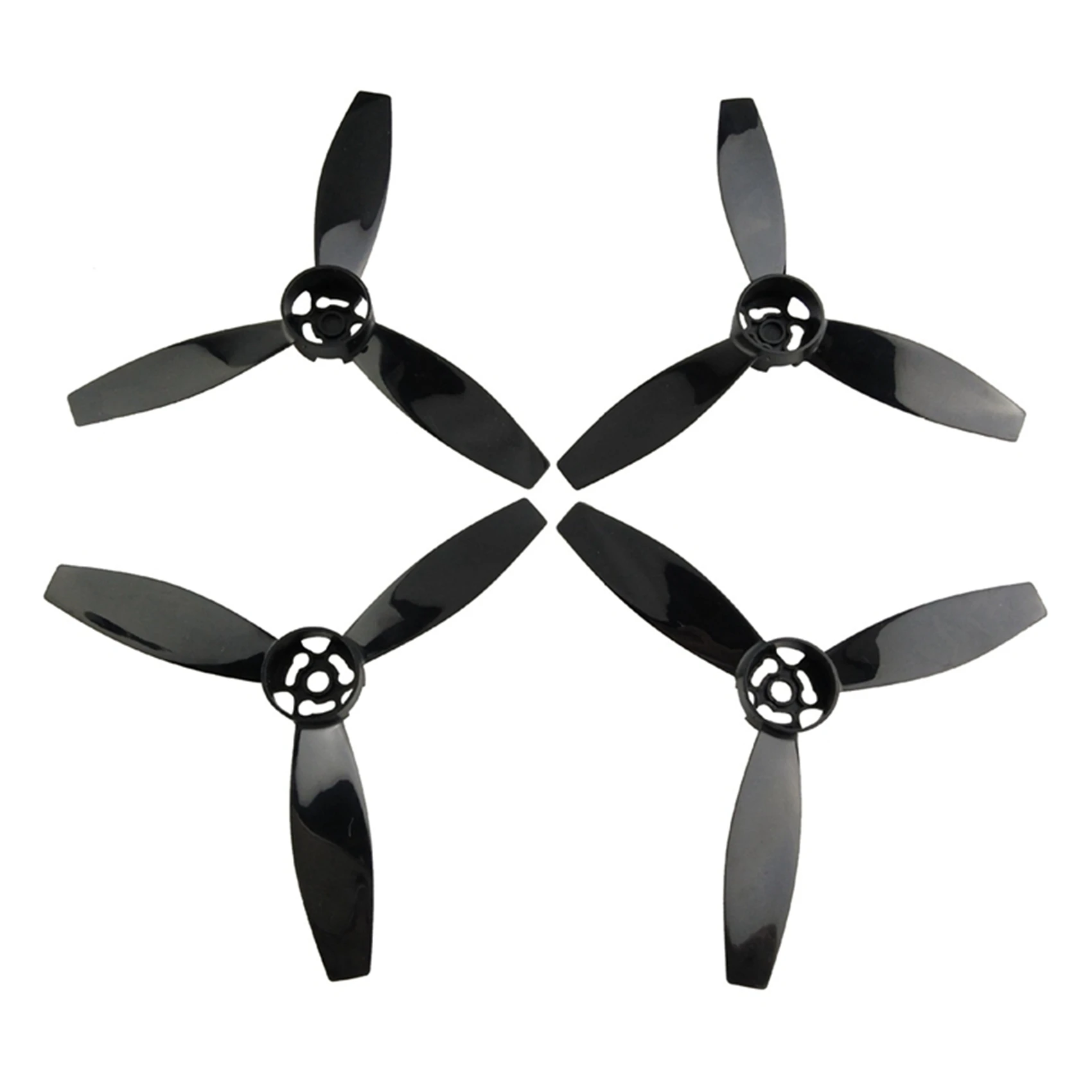 4Pcs Plastic Propellers Props Rotor RC Drone Spare Parts for Parrot Bebop 2 Drone Quadcopter Black