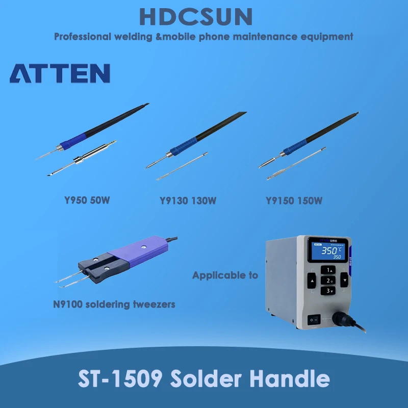 ATTEN ST-1509 Soldering Station Handle/Tweezers ST-9150 Soldering Station Handle Tweezers Accessories (N9100/Y950/Y9130/Y9150)