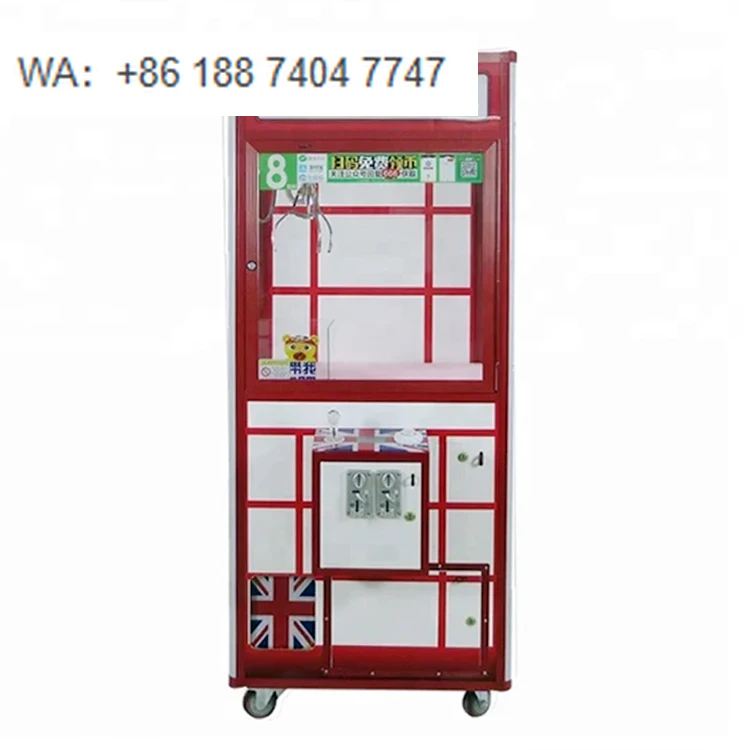 

Macaron Claw Machine With Bill Acceptor Arcade Claw Machine With Gantry For Sale