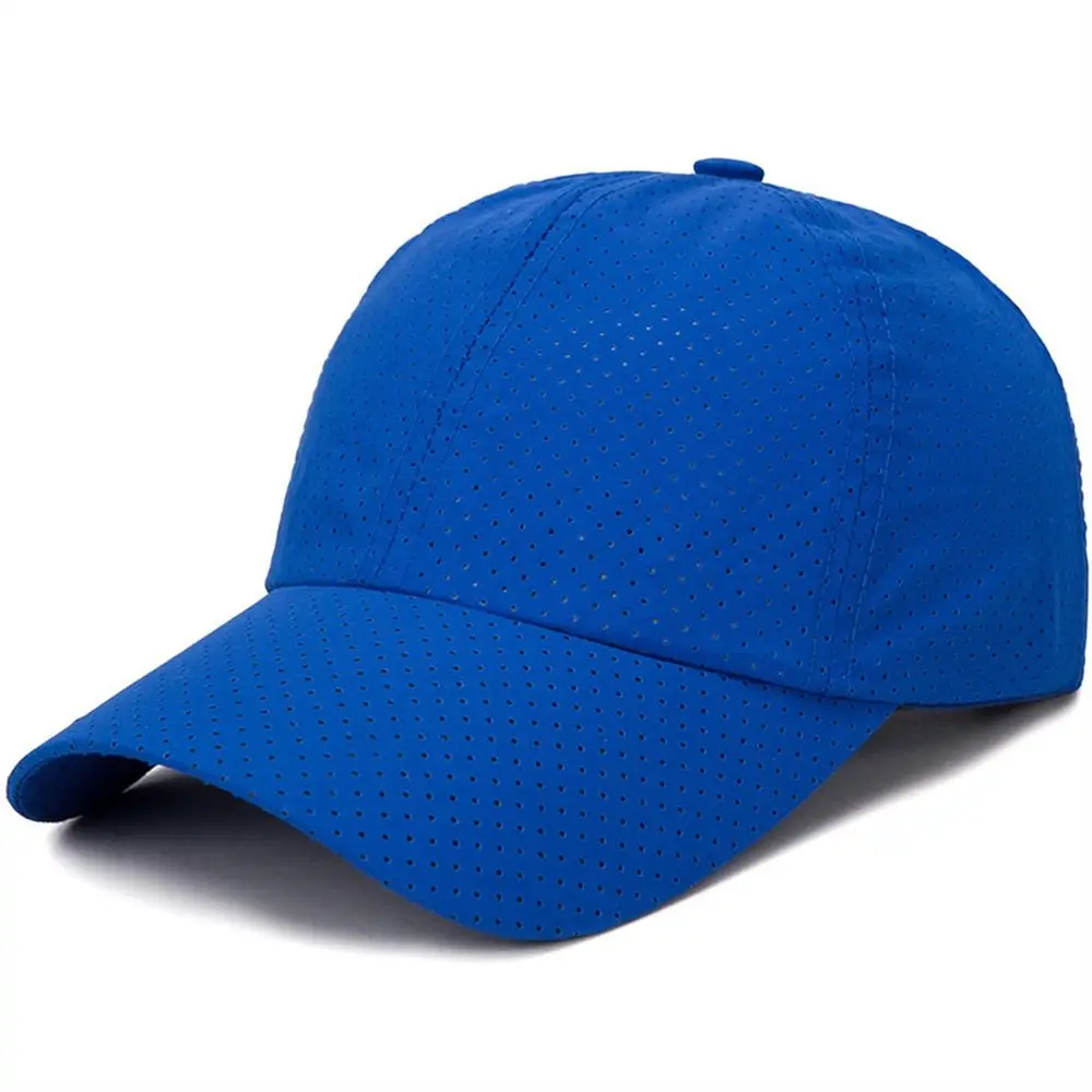 

Men Women Quick Dry Baseball Cap Adjustable Thin Mesh Outdoor Hat Breathable Snapback Sports Caps Golf Tennis