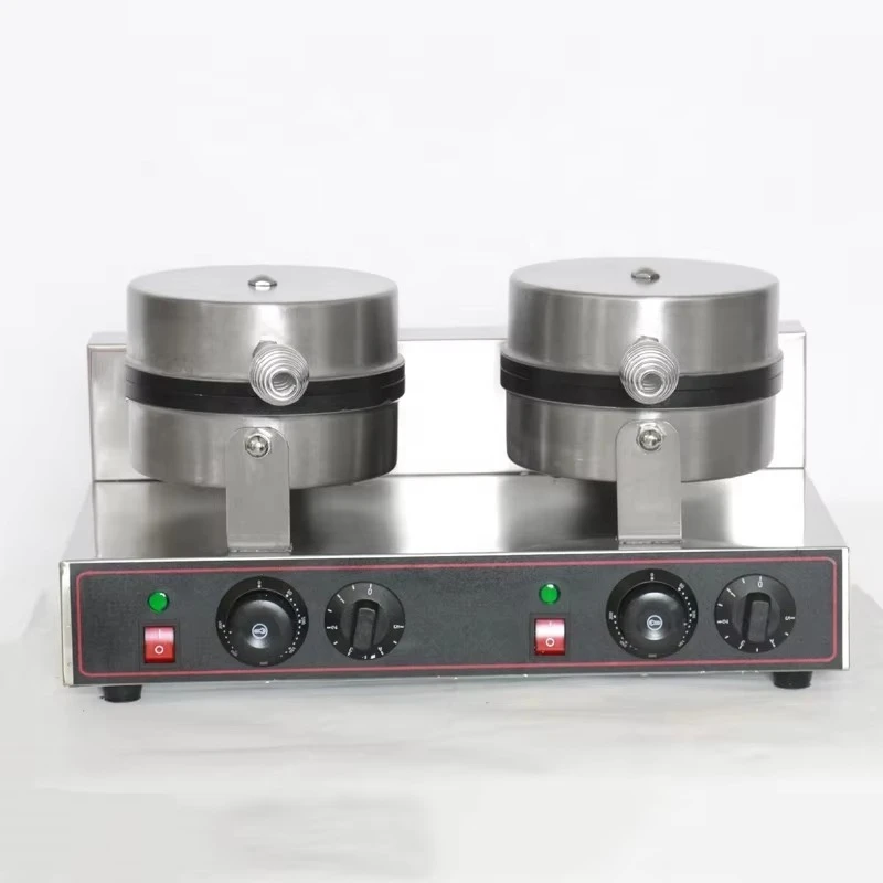 Waffle Rotary Baking Mold Toaster New Timer Commercial