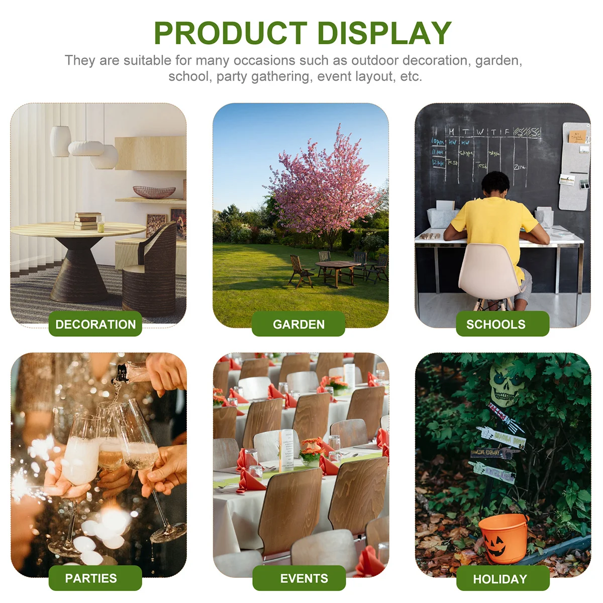 

6Pcs Artificial Flower Branch Stylish Delicate Home Ornament Natural Scene Photography Props Wedding Decor No Withering Easy