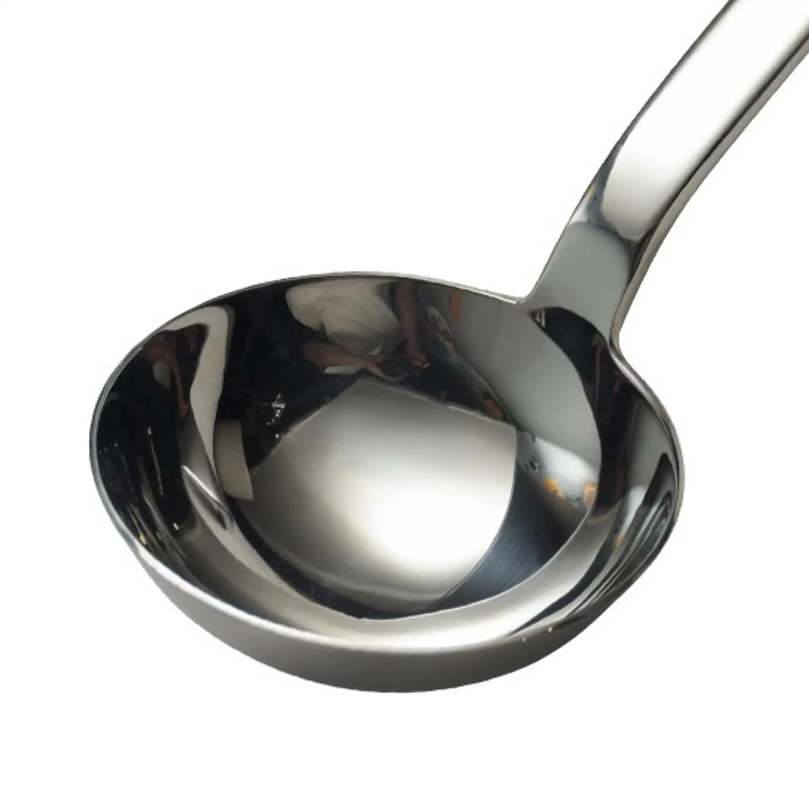 Picture 6: Deep Soup Spoon Soup Ladle Stainless Steel Heavy Duty Short Handle Gravy Spoon