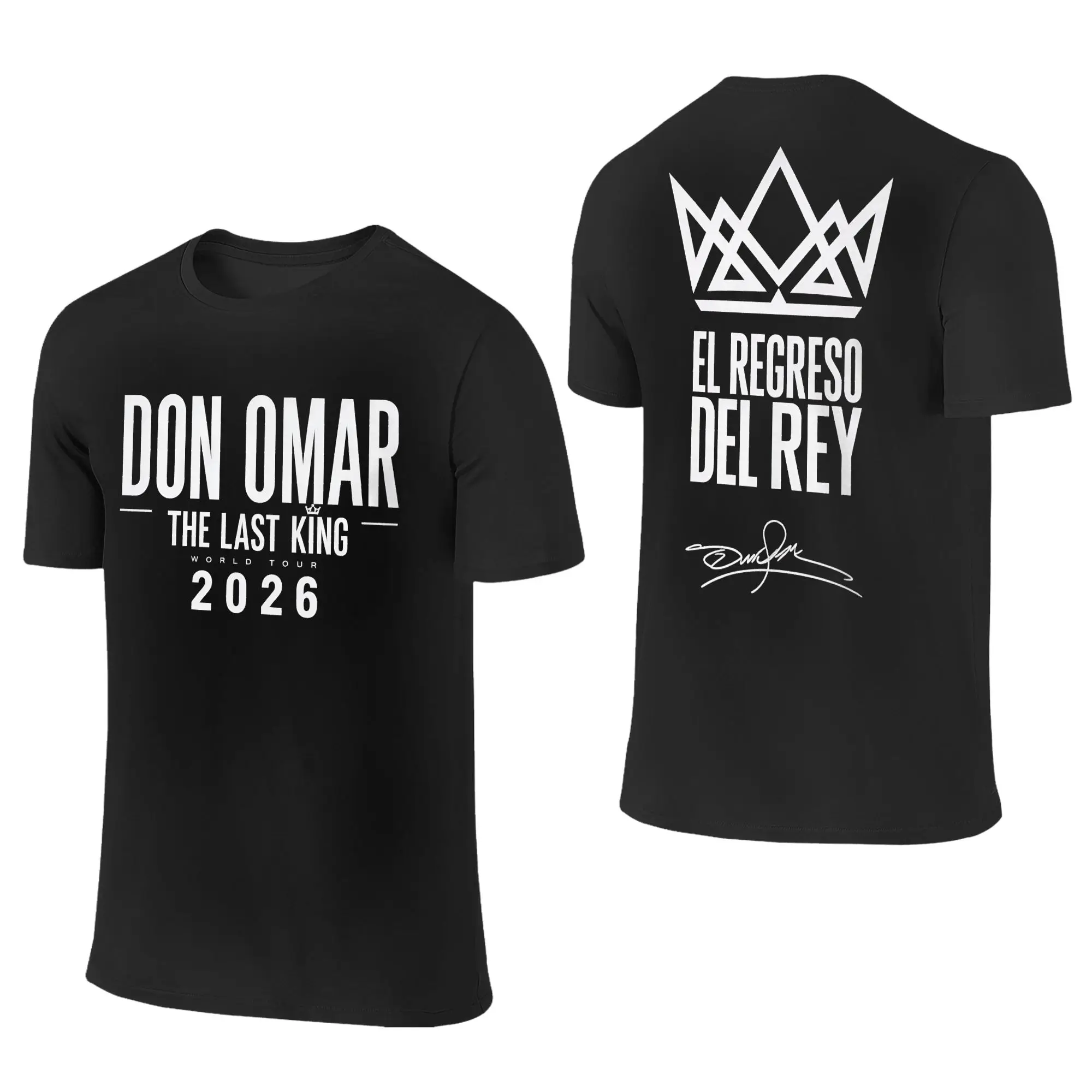 Funny Rapper Don Omar  T-Shirt Men O Neck Pure Cotton T Shirt  Short Sleeve Tee Shirt Plus Size Tops
