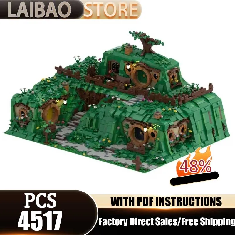 

Конструктор Rings Movie Model Moc, строительные блоки UCS, база «Красавица-гном», технологичные модульные блоки, подарки, рождественские игрушки, наборы для самостоятельной сборки