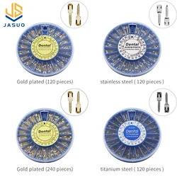 Dental stainless steel screw post Dental Gold Plated Screw Post Kits dental titanium screw post Dental Material For Dentist Tool