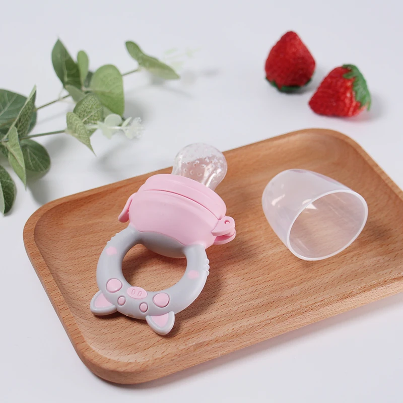 1 Pcs Baby Fruit Feeder Newborn Pacifier Fruit Food Feeding Cute Shape Baby Reborn Silicone Pacifiers For Babies Baby Toys