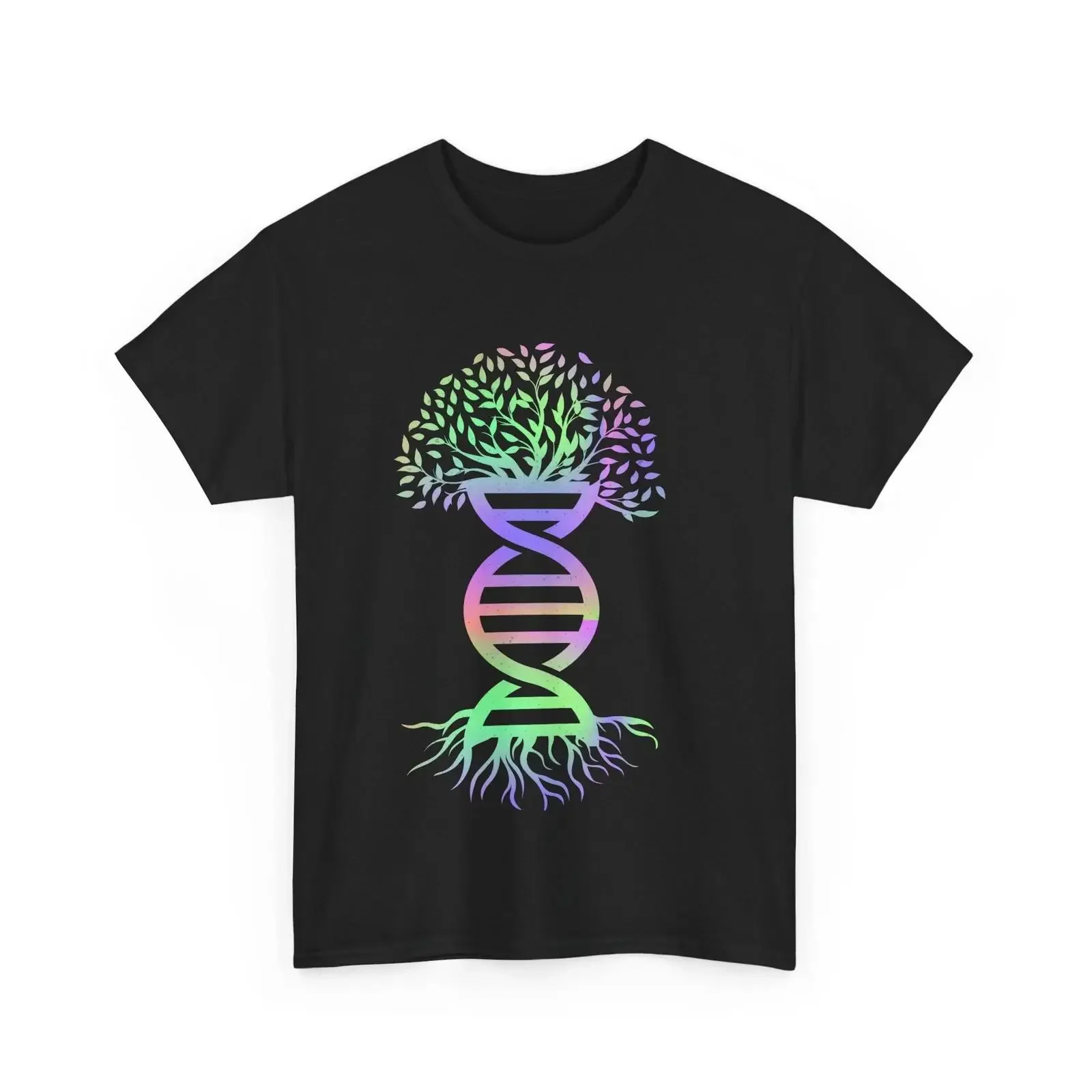 T-shirt DNA Biologie Arbre Génétique Biologues Amateurs de Science Enseignants Étudiants vintage Lavé Confortable Homme Élégant