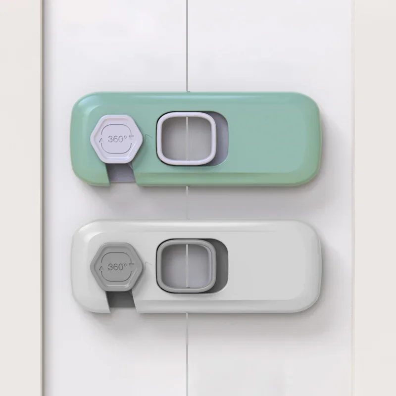 Safety Lock Door Catch Lock 3Pcs Home Refrigerator  Fridge FreezerToddler Kids Child Cabinet For Baby Safety Child Lock