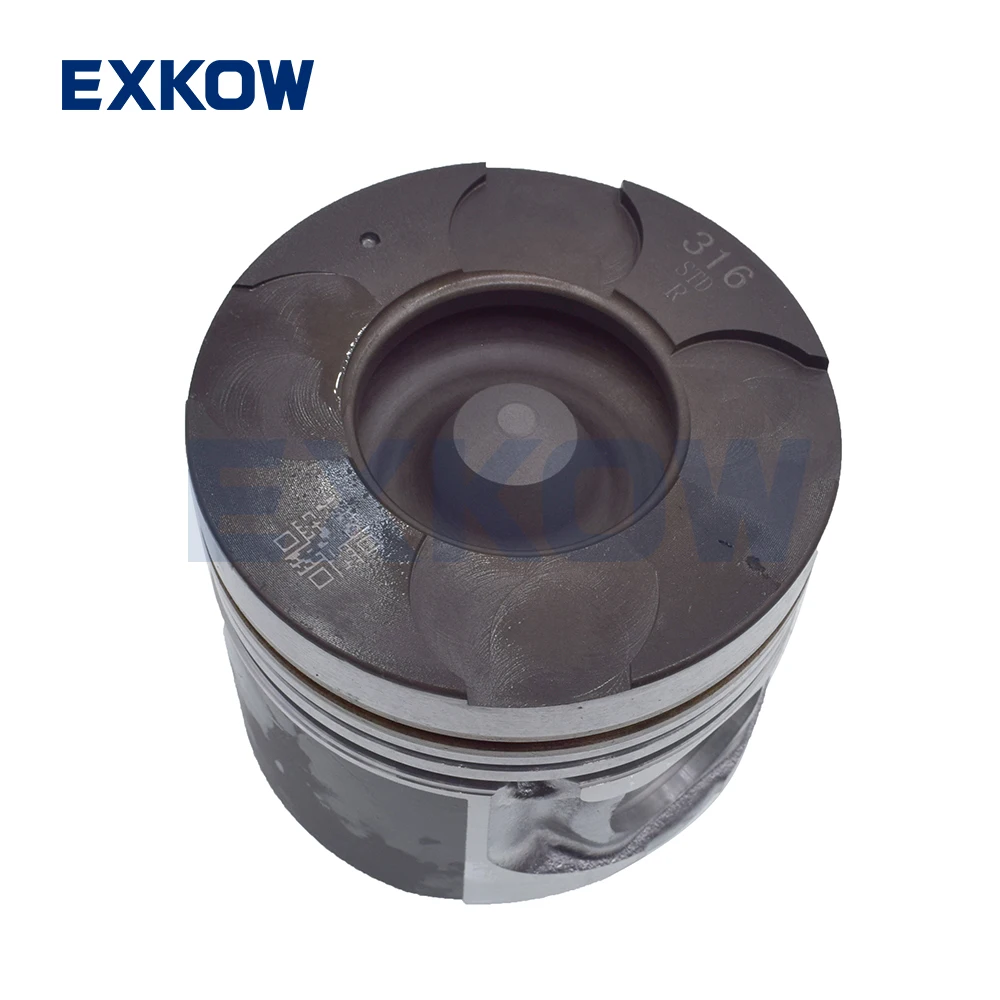 Standard Size Piston & Pin Assy for Mitsubishi L200 Triton KA4T KB4A Pajero Montero Sport KH4W KG4W 16 Valves 1110C313 1110C316