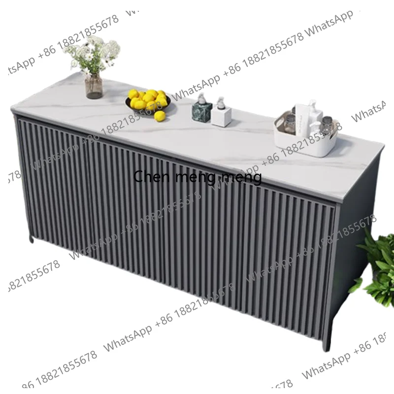 Nordic Outdoor Aluminum Alloy Storage Cabinet Modern Design Outdoor Waterproof Sunproof Courtyard Operating Table Furniture