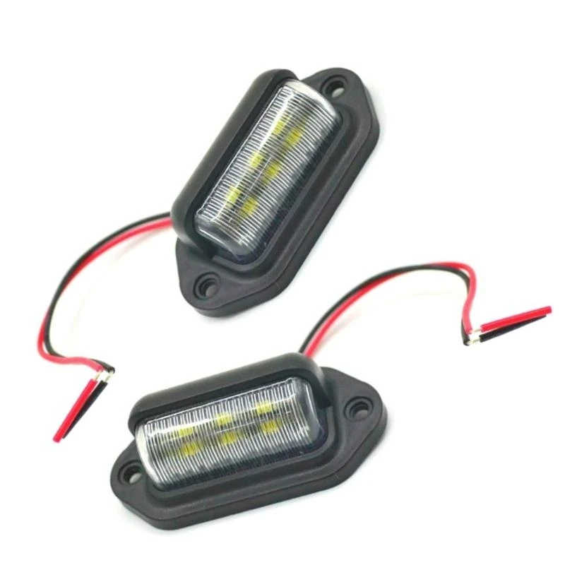 

547B 6 LED 12V-24V Side Marker Light Front Rear Clearance Lamp Truck Light
