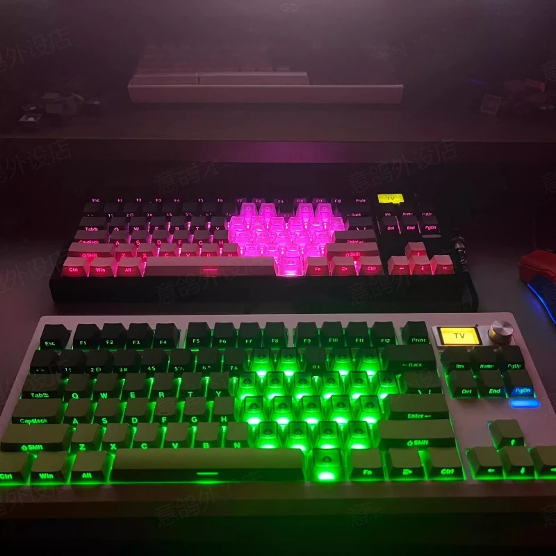 Love – clavier mécanique PBT gravé sur le côté, changement progressif, OEM, adapté à la position lumineuse